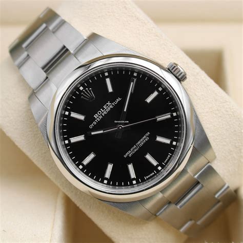 rolex oyster perpetual quadrante nero vechhio|rolex oyster perpetual case.